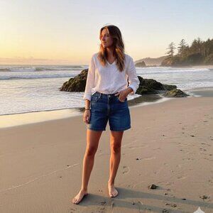 Vintage LOIS Denim Shorts Size 32